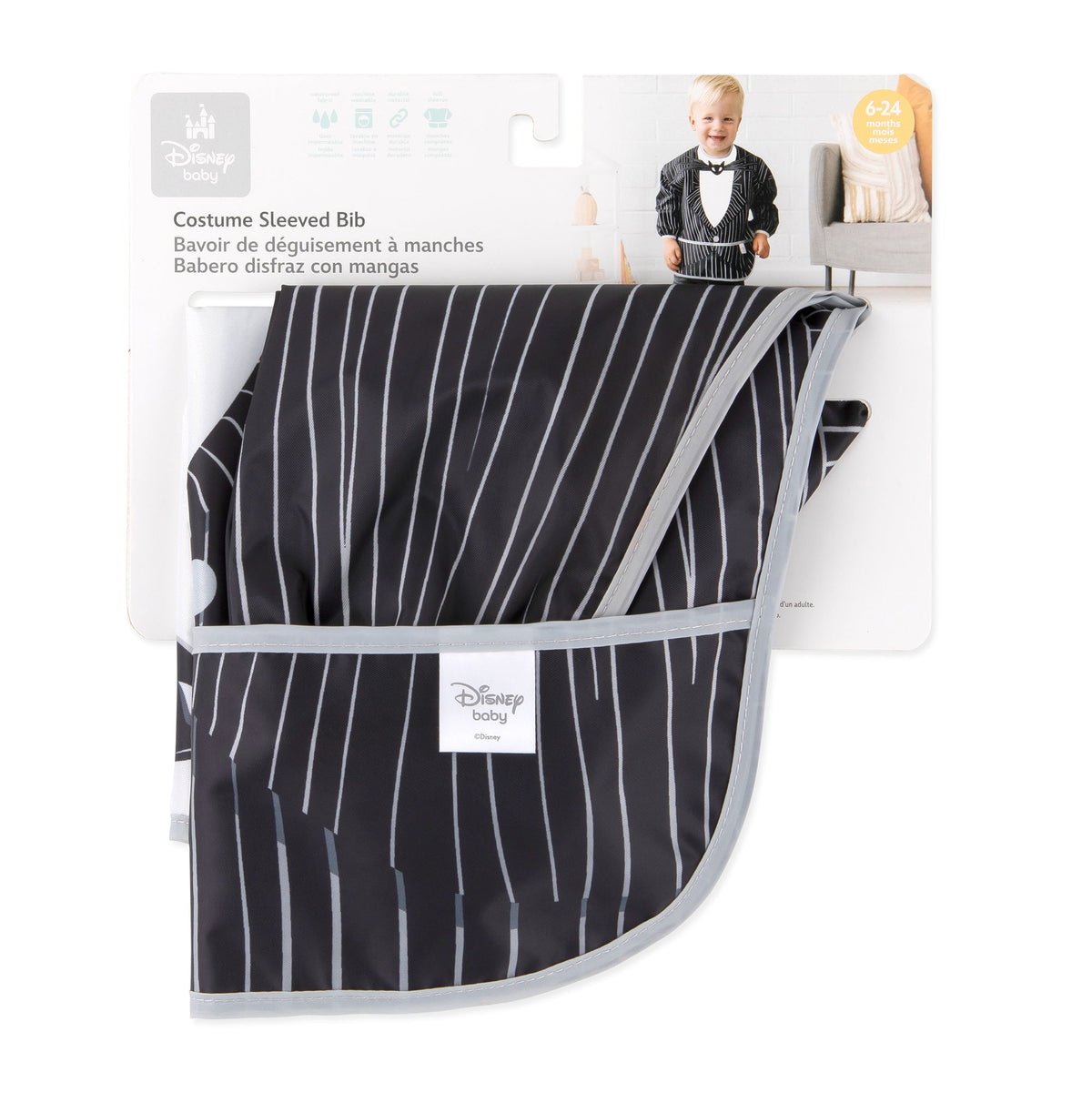 Sleeved Bib: Jack Skellington | Bumkins