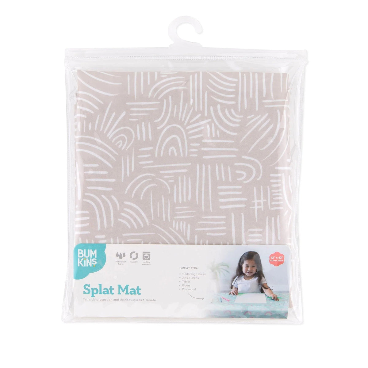 Desert Boho Print Splat Mat For Tables + Under Highchairs | Bumkins