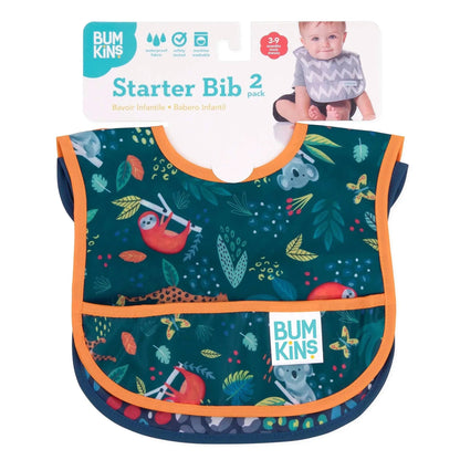 Starter Bib for Babies 6 to 24 months - Jungle + Animal Baby | Bumkins