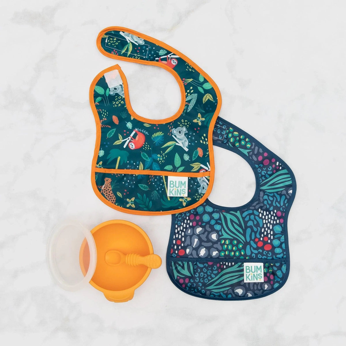 Starter Bib for Babies 6 to 24 months - Jungle + Animal Baby | Bumkins