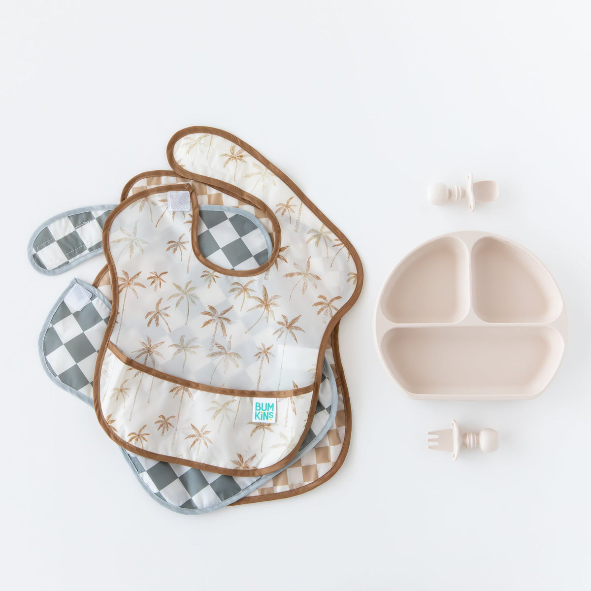 SuperBib® 3 Pack: Palms + Check | Bumkins
