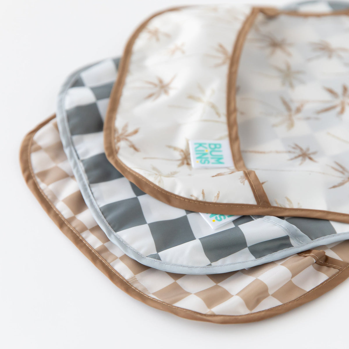 SuperBib® 3 Pack: Palms + Check | Bumkins