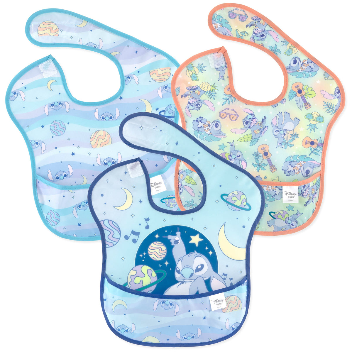 SuperBib® 3 Pack: Stitch Star-ring Up Trouble | Bumkins