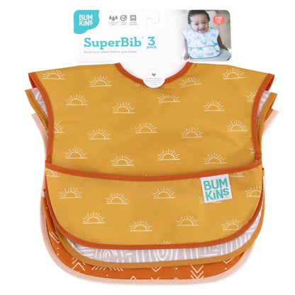 Desert Baby Boho Chic Baby Bib Set of 3 | Ages 6-24 mos | Bumkins