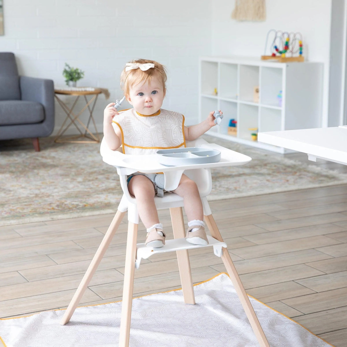 Desert Baby Boho Chic Baby Bib Set of 3 | Ages 6-24 mos | Bumkins