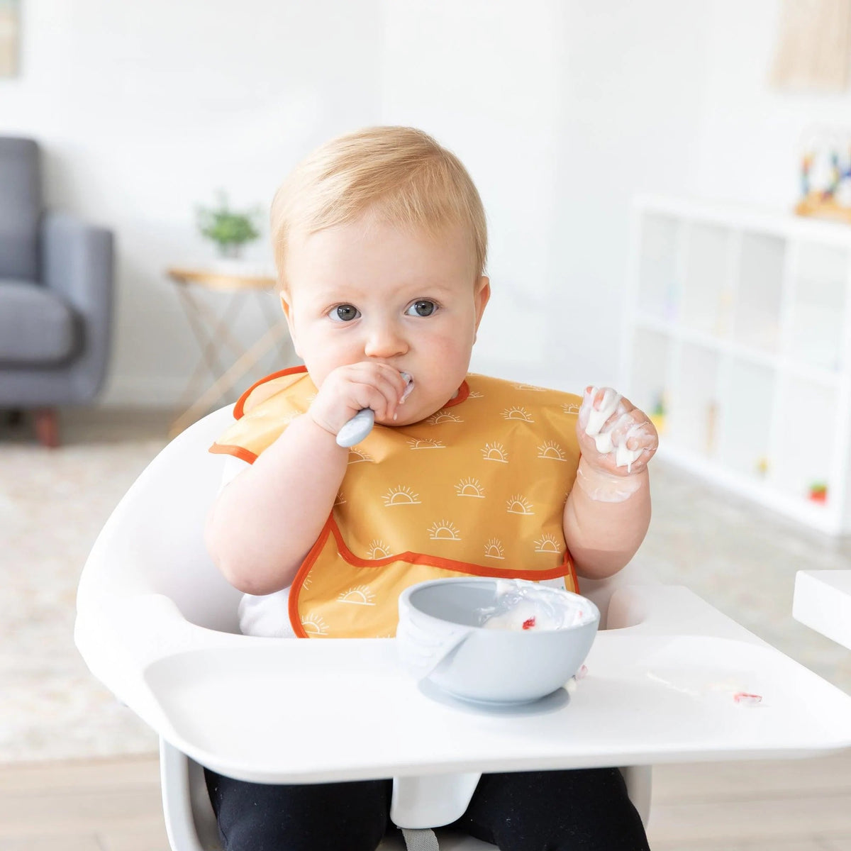 Desert Baby Boho Chic Baby Bib Set of 3 | Ages 6-24 mos | Bumkins