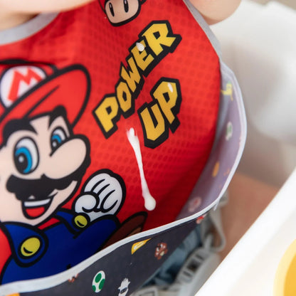 Fun Super Mario Baby & Toddler Self-Feeding Bibs | Bumkins