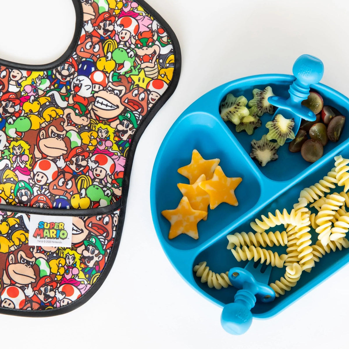 Fun Super Mario Baby & Toddler Self-Feeding Bibs | Bumkins