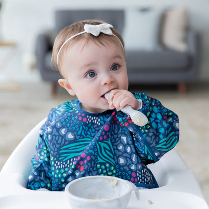 Sleeved Bib 2 Pack: Jungle and Animal Print | Bumkins