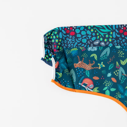 Sleeved Bib 2 Pack: Jungle and Animal Print | Bumkins