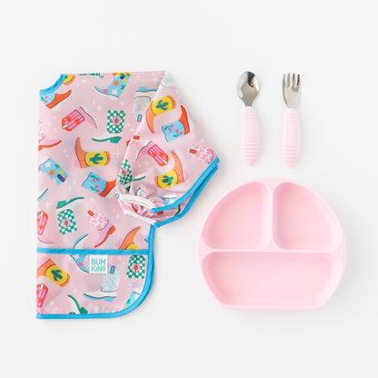 Sleeved Bib 2 Pack: Disco Boots | Bumkins
