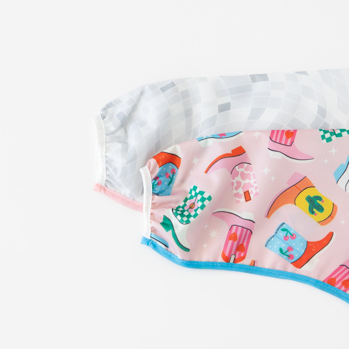 Sleeved Bib 2 Pack: Disco Boots | Bumkins