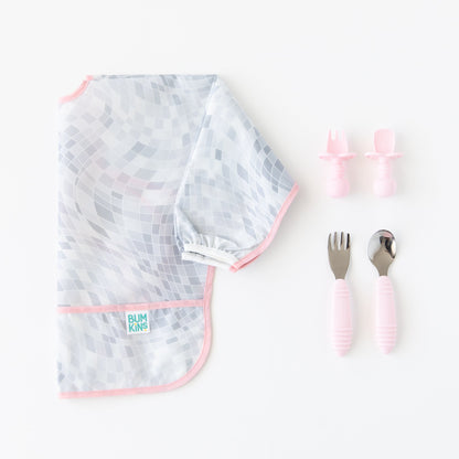 Sleeved Bib 2 Pack: Disco Boots | Bumkins