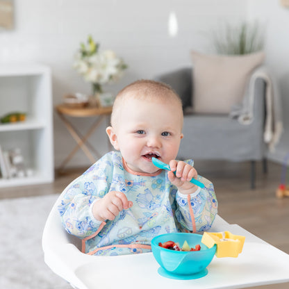 Sleeved Bib 2 Pack: Stitch Star-ring Up Trouble | Bumkins