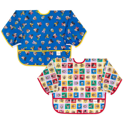 Sleeved Bib 2 Pack: Mickey & Friends MVP | Bumkins