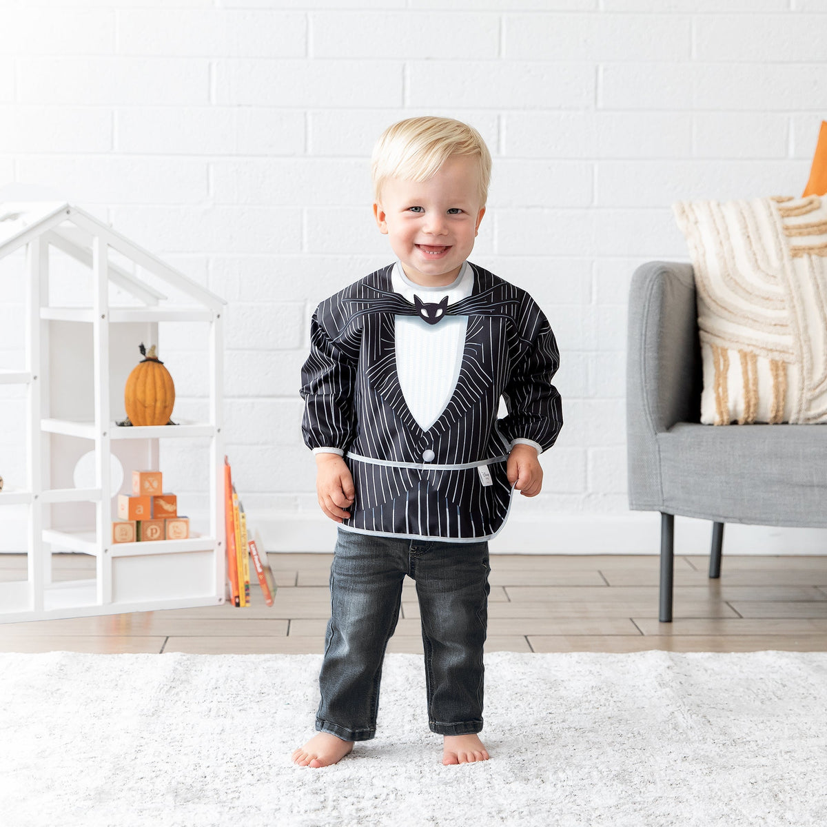 Sleeved Bib: Jack Skellington | Bumkins