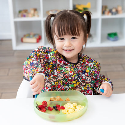 Super Mario Mashup Sleeved Bib For Growing Gamers 3-5 yrs | Bumkins