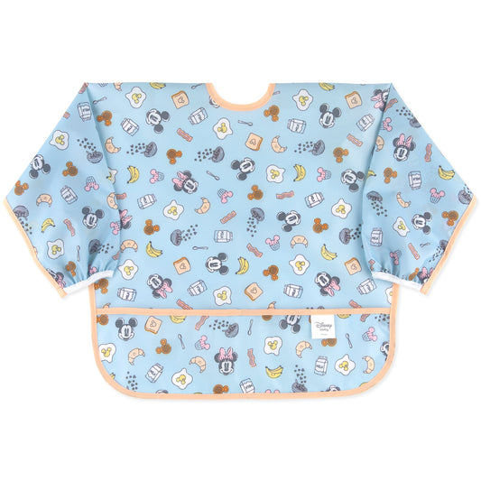 Sleeved Bib: Mickey + Minnie Sunny Side Up | Bumkins