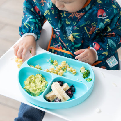 Baby Bibs with Sleeves + Cute Jungle Animals! 6 to 24 mos | Bumkins