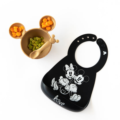 Silicone Bib 2 Pack: Mickey and Minnie Mouse | Bumkins