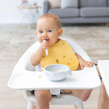 Cute Camp Gear Silicone Baby Feeding Bibs 6-24 Months | Bumkins