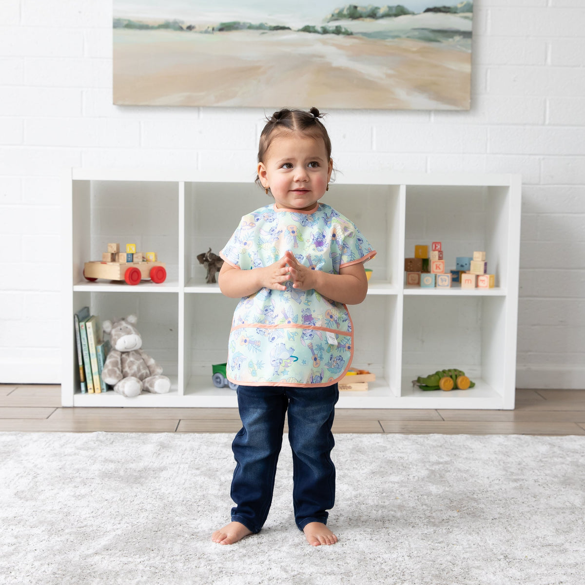 Junior Bib 2 Pack: Stitch Star-ring Up Trouble | Bumkins