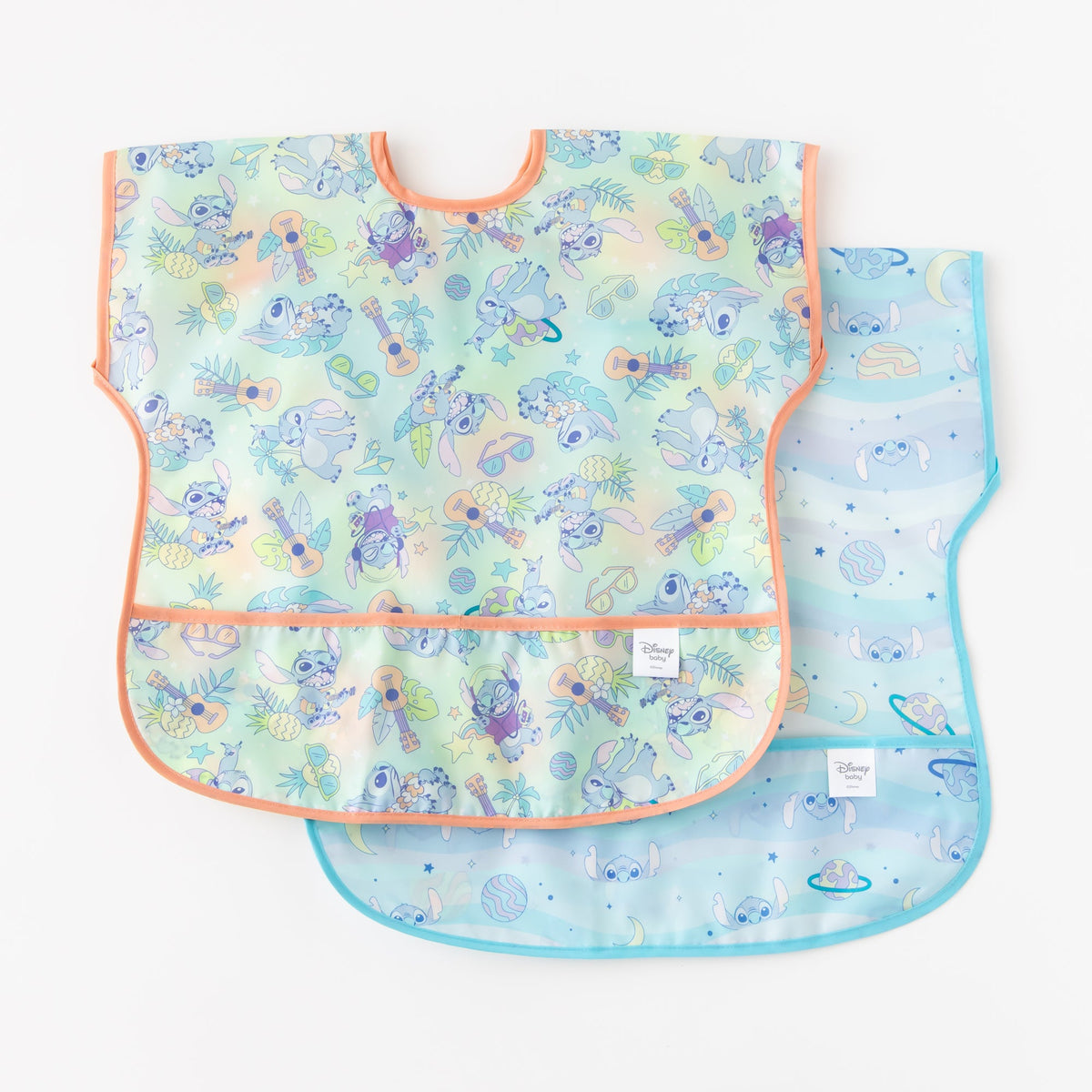 Junior Bib 2 Pack: Stitch Star-ring Up Trouble | Bumkins