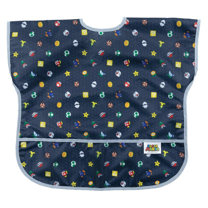 Short Sleeved Bib Ft. Waterproof Super Mario Fabric | Bumkins
