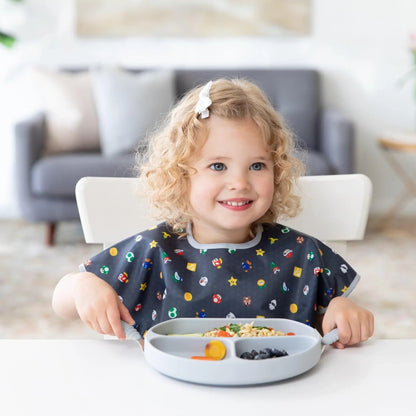 Short Sleeved Bib Ft. Waterproof Super Mario Fabric | Bumkins