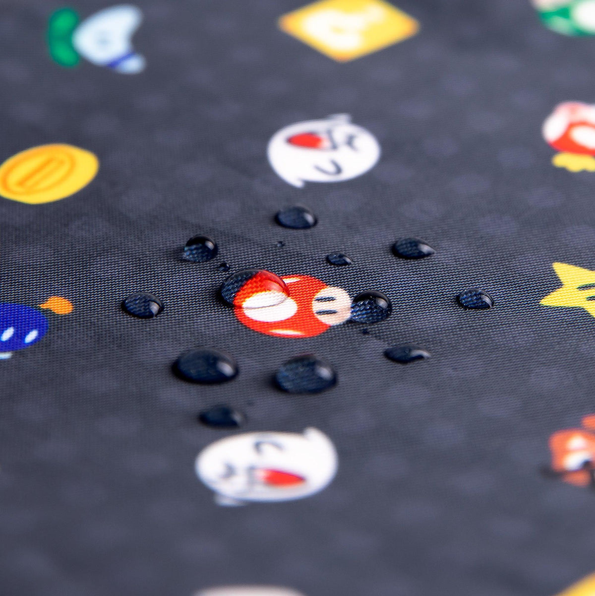 Short Sleeved Bib Ft. Waterproof Super Mario Fabric | Bumkins