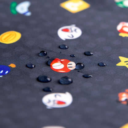 Short Sleeved Bib Ft. Waterproof Super Mario Fabric | Bumkins