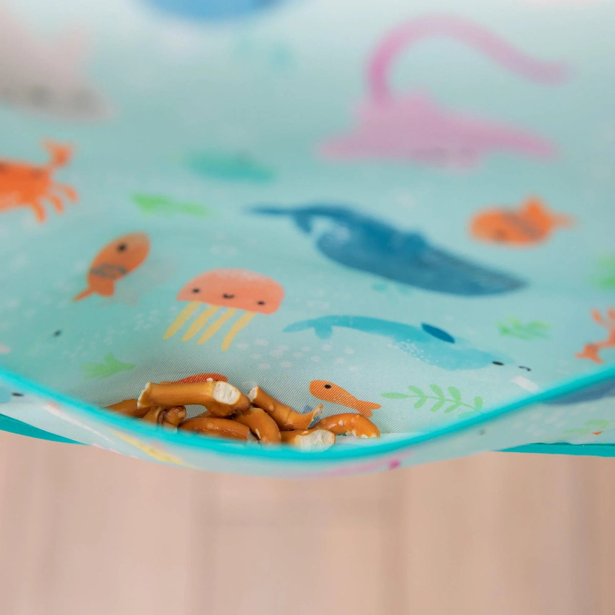 Ocean Themed Feeding Bib For Toddlers 1-3 yrs | Bumkins