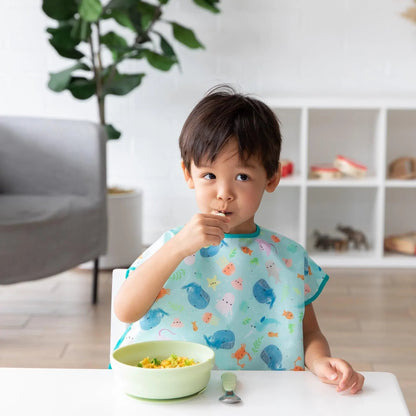 Ocean Themed Feeding Bib For Toddlers 1-3 yrs | Bumkins