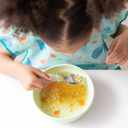 Ocean Themed Feeding Bib For Toddlers 1-3 yrs | Bumkins