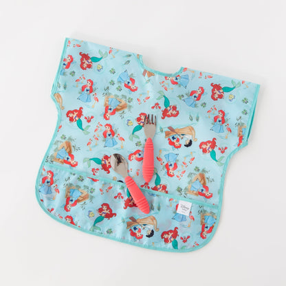 Disney Princess Ariel Short-Sleeved Toddler Bib | 1-3 Yrs | Bumkins