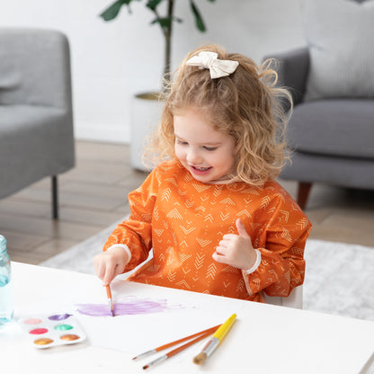 Grounded Long-Sleeved Boho Art Smock, Waterproof Fabric | Bumkins