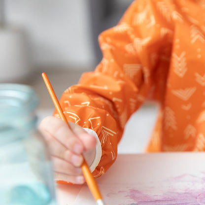 Grounded Long-Sleeved Boho Art Smock, Waterproof Fabric | Bumkins
