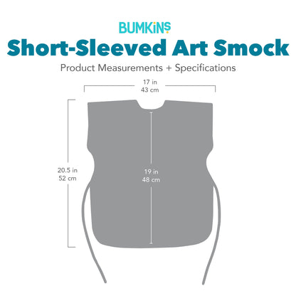 Classic Mickey Mouse Short-Sleeved Children's Smock 3-7 yrs | Bumkins