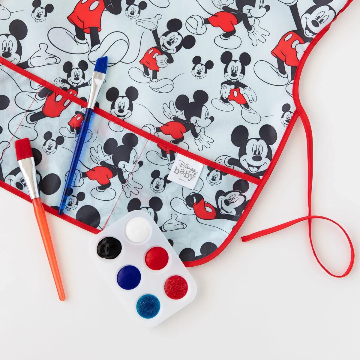 Classic Mickey Mouse Short-Sleeved Children's Smock 3-7 yrs | Bumkins