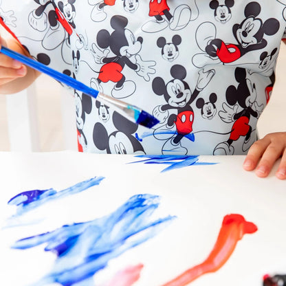 Classic Mickey Mouse Short-Sleeved Children's Smock 3-7 yrs | Bumkins
