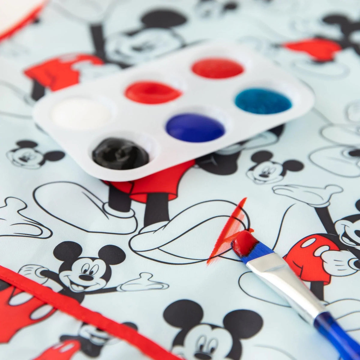Classic Mickey Mouse Short-Sleeved Children's Smock 3-7 yrs | Bumkins