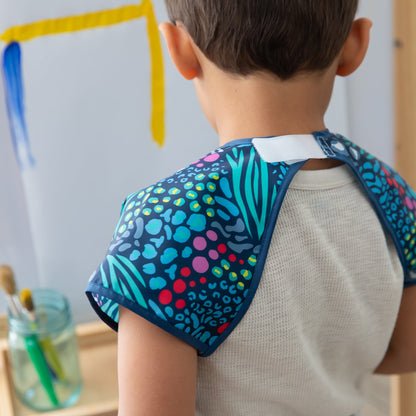 Animal Print Waterproof Art Smock, Apron for Kids 3-7 yrs | Bumkins