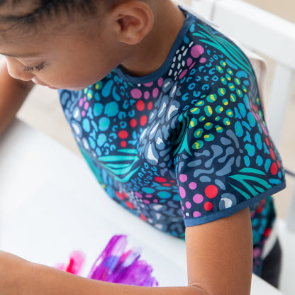 Animal Print Waterproof Art Smock, Apron for Kids 3-7 yrs | Bumkins