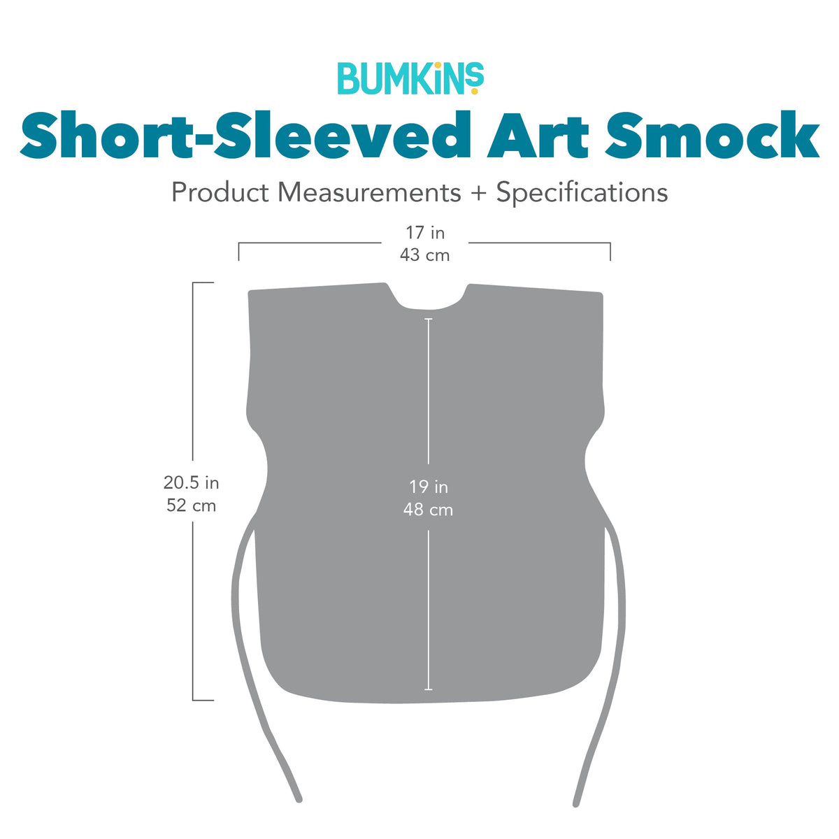 Animal Print Waterproof Art Smock, Apron for Kids 3-7 yrs | Bumkins