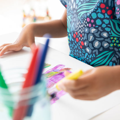 Animal Print Waterproof Art Smock, Apron for Kids 3-7 yrs | Bumkins