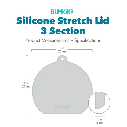 Stretch Lid for Silicone Suction Plate, Baby & Toddler Grip Dish Baby | Bumkins