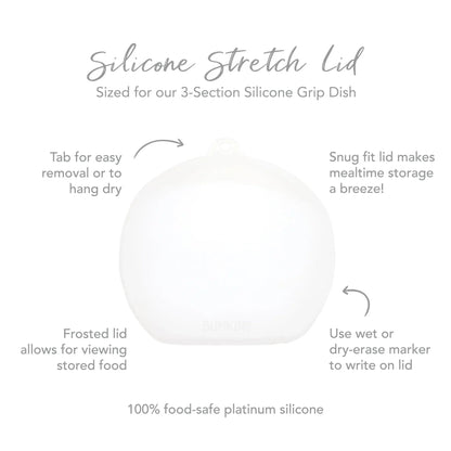 Stretch Lid for Silicone Suction Plate, Baby & Toddler Grip Dish Baby | Bumkins
