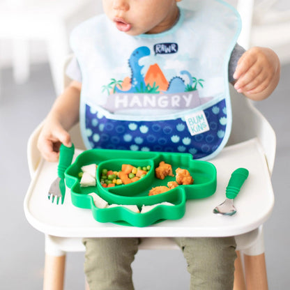 Silicone Suction Plate for Baby & Toddler - Dinosaur Baby | Bumkins
