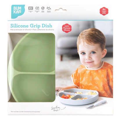 Silicone Suction Plate for Baby & Toddler - Sage Baby | Bumkins