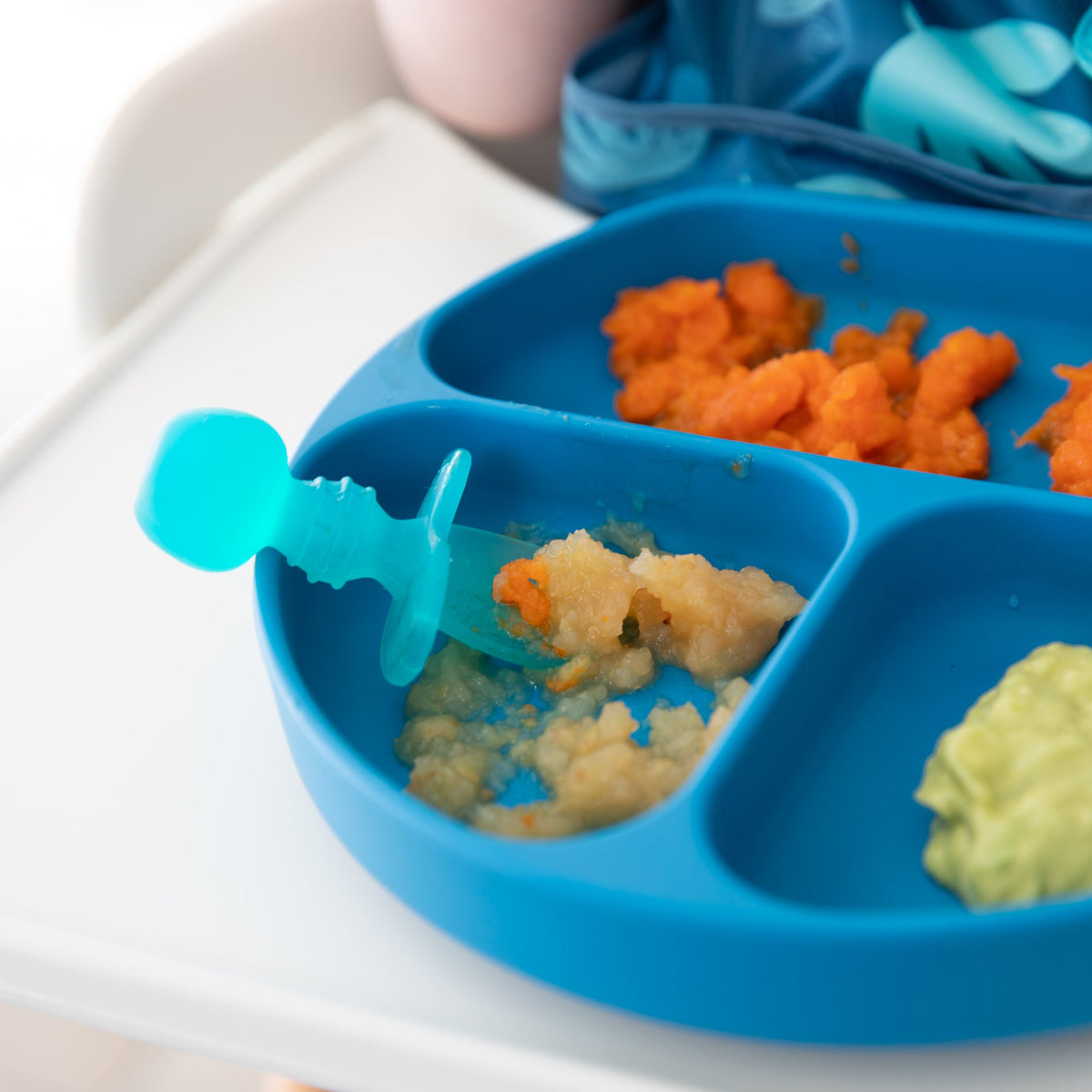 Silicone Suction Plate for Baby & Toddler - Dark Blue Baby | Bumkins